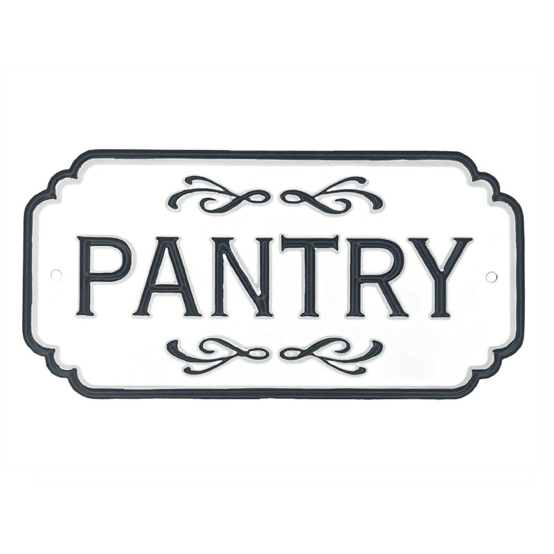 Pantry Home Décor Sign