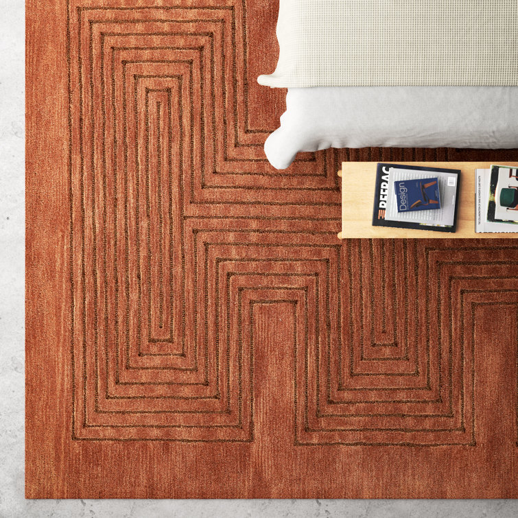 Orlie Wool Brown Rug