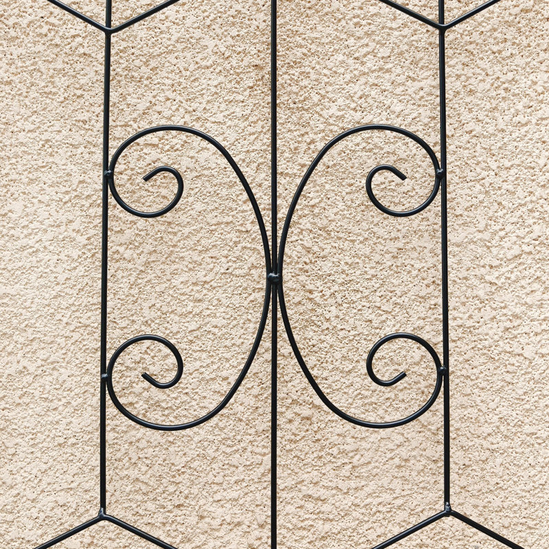 Ensemble de 2 treillis de jardin en métal, H 71 po x l 19,7 po x P 0,5 po