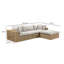 Canapé modulaire d'extérieur Cali