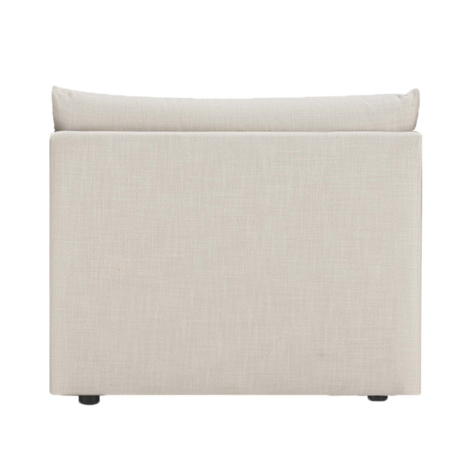 Annabella Armless Chair, Effie Linen Performance Weave