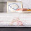 Tapis géométrique gris clair / rose Milstein-89359728