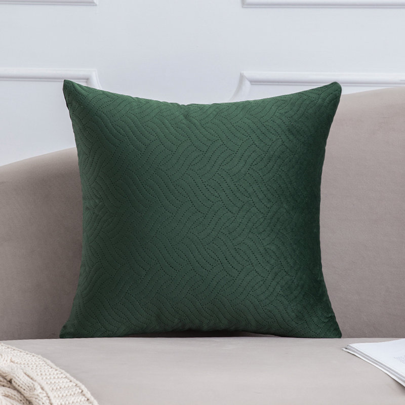 Coussin à imprimé ultrasonique, Vert foncé