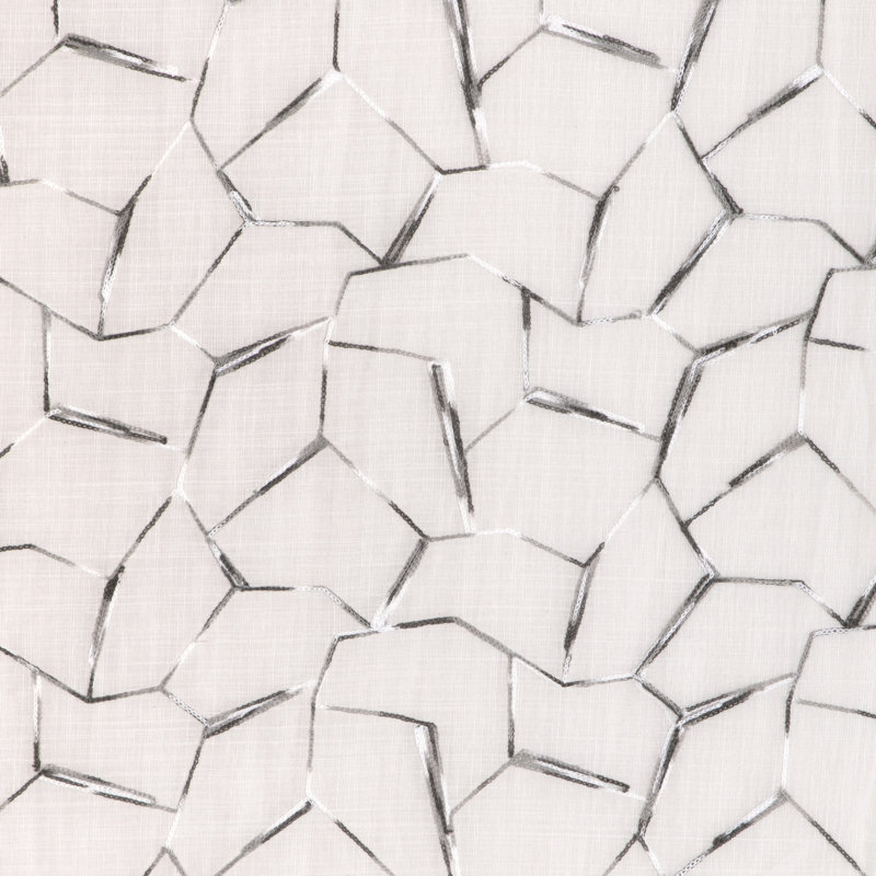 Kravet Basics - 90038-1, White/Gray/Black