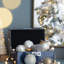 D3 ", boules de Noël décoratives, boules de Noël suspendues en verre pour décorations de fêtes, lot de 12