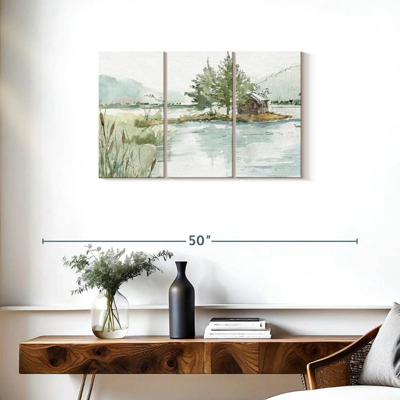 Alvord Serene Lake, 20" H x 33" W