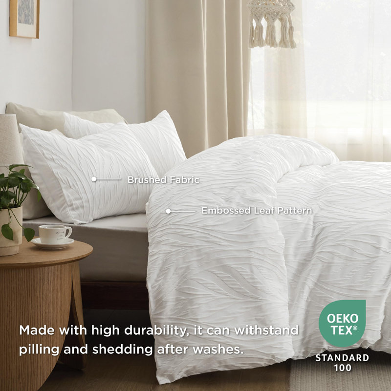 Housse de couette Literie Boho, Housse de couette pour très grand lit et 2 taies 