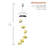 Altgeld Weather Resistant Plastic Abstract Wind Chime