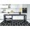 Weston Modular Solid Wood Steel Writing Desk