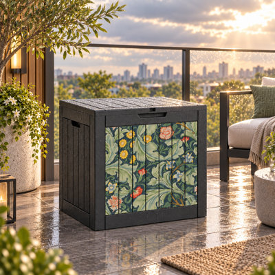 40 Gal Weatherproof Deck Box
Lockable Resin Storage for Patio Cushions, Garden Tools & Packages