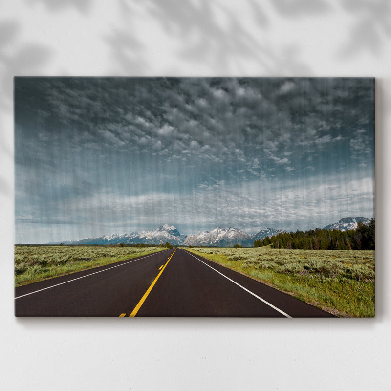 Empty Park Road - galerie Cavas, H 24 po x l 36 po