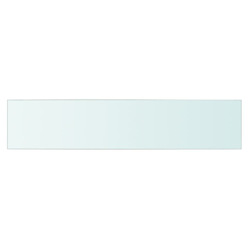 Wall Shelf Floating Shelf Display Shelf Wall Mounted Tempered Glass, 0.31" H x 27.6" W x 5.9" D