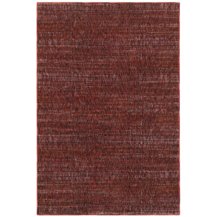 Tapis rouge / rouille Bobby