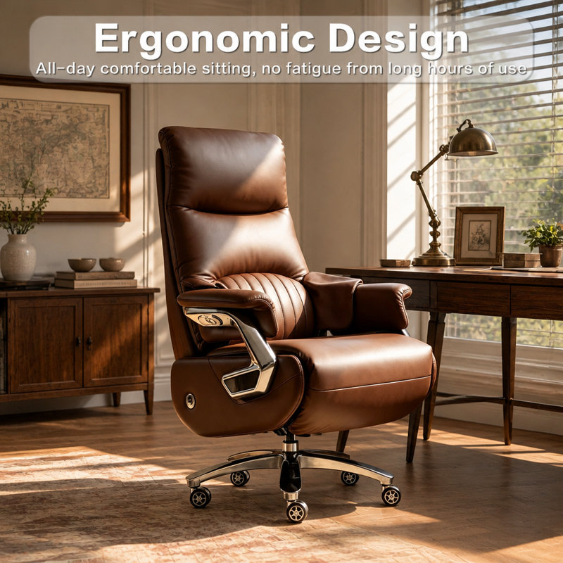 Chaise de bureau, Dark Brown