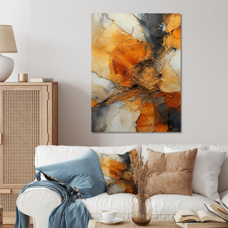 " Encaustic Spirals II ", 40" H x 30" W x 1" D