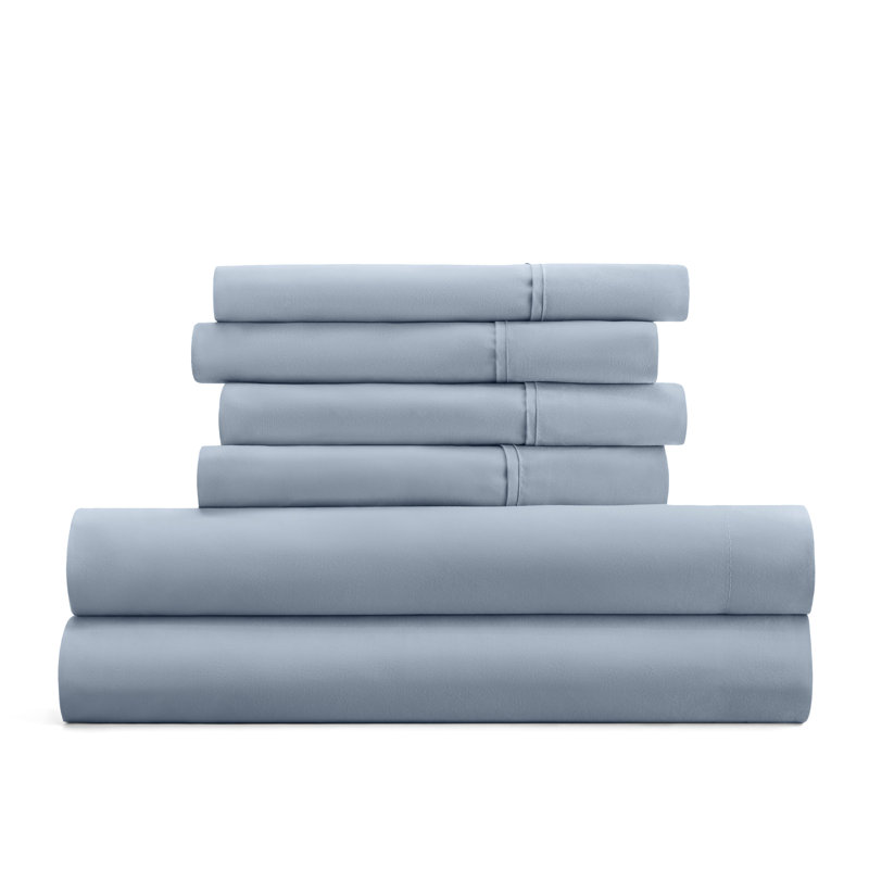 Ensemble de draps en microfibre Archimedes, Grand, Bleu clair