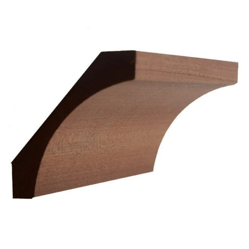 EWCR40 Crique de couronne sans finition, Acajou Sapele, H 3,75 po x l 0,75 po x P 42 po