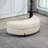 Upholstered Barrel Chair With Ottoman-108805424