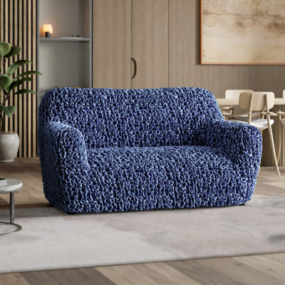 Stretch Loveseat Slipcover - Exclusive Design & Soft to Touch - Fuco Velvet Collection