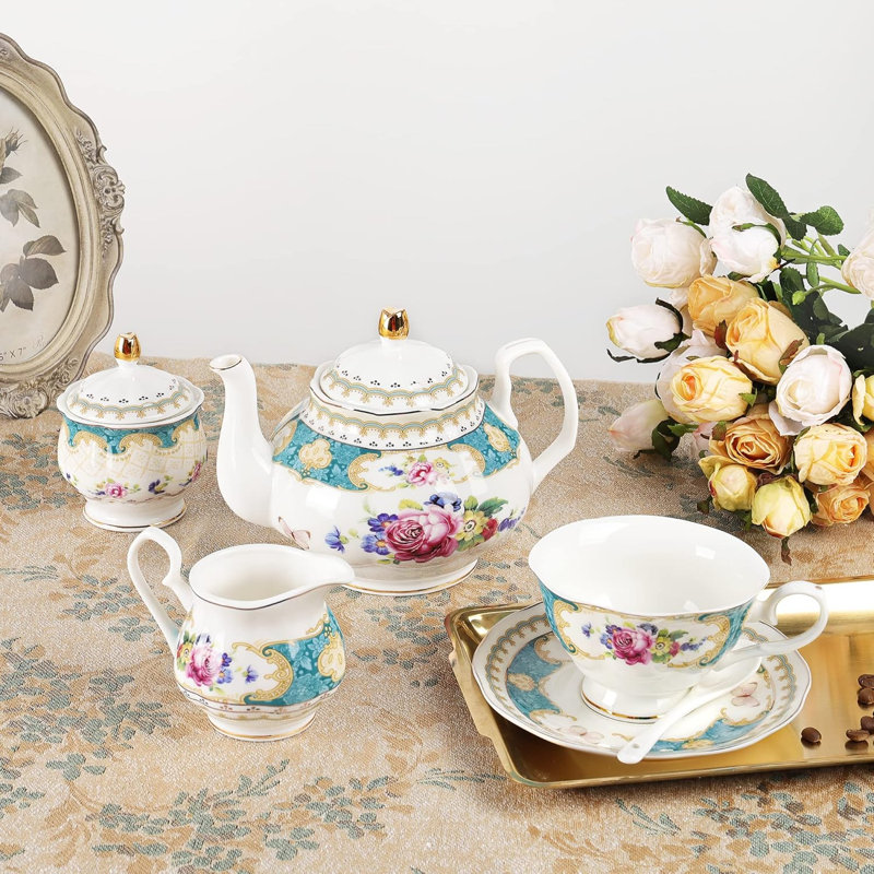 European porcelain tea set