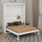 Queen Size Murphy Bed With Shelves