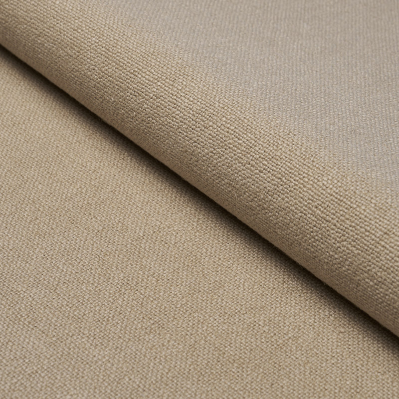 Schumacher x Patterson Flynn Lars Rustic Linen Fabric, Sand