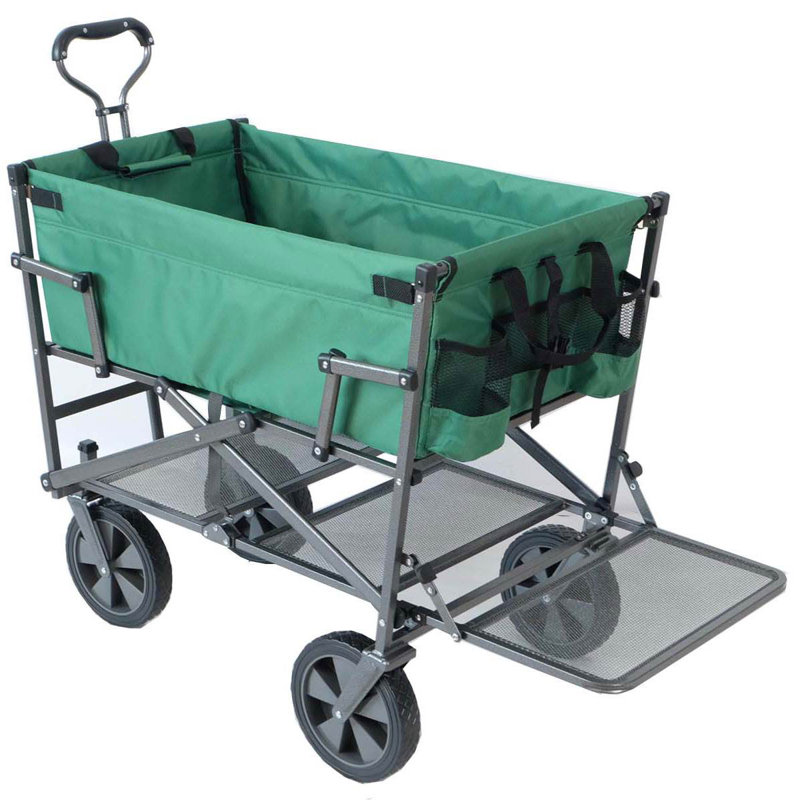 Desserte de jardin pliable à deux étages Mac Sports, Vert