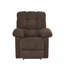 Fauteuil inclinable manuel avec accoudoirs rembourrés