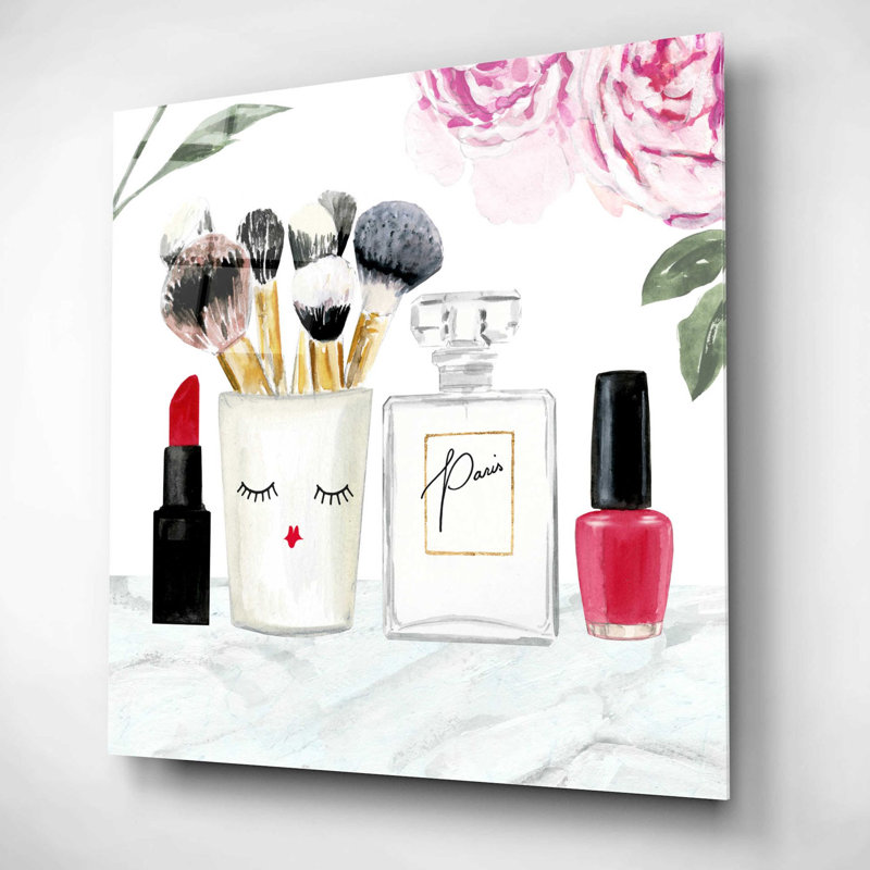 «Get Glam X» par Victoria Borges, art mural en verre acrylique, H 12 po x l 12 po x P 0,13 po