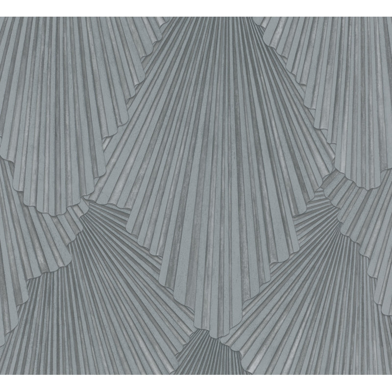 Papier peint géométrique Lumiere Pewter Deco, Gris