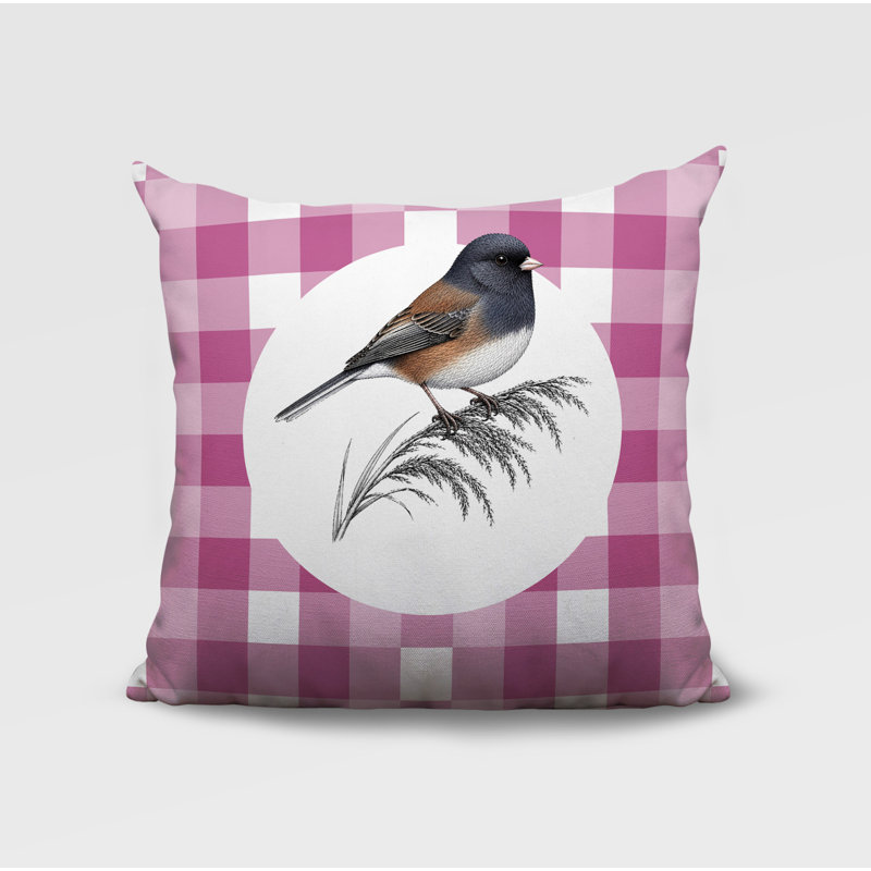 Coussin intérieur / extérieur Junco, 16 x 16, Magenta