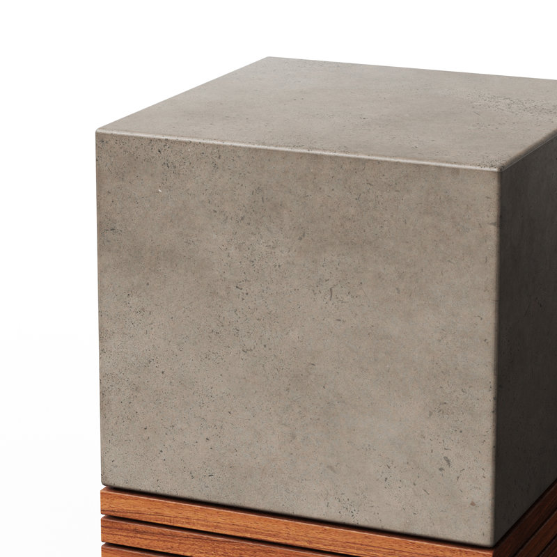 Mixx Stecca Garden Stool, Concrete