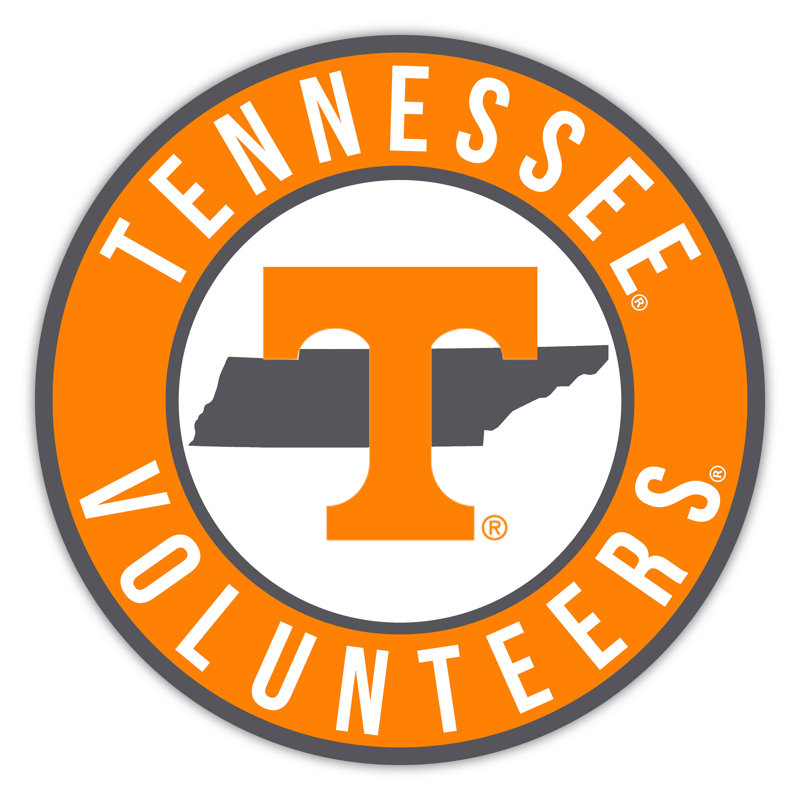 Université de Tennessee Bright Line - 16 "Circle With State