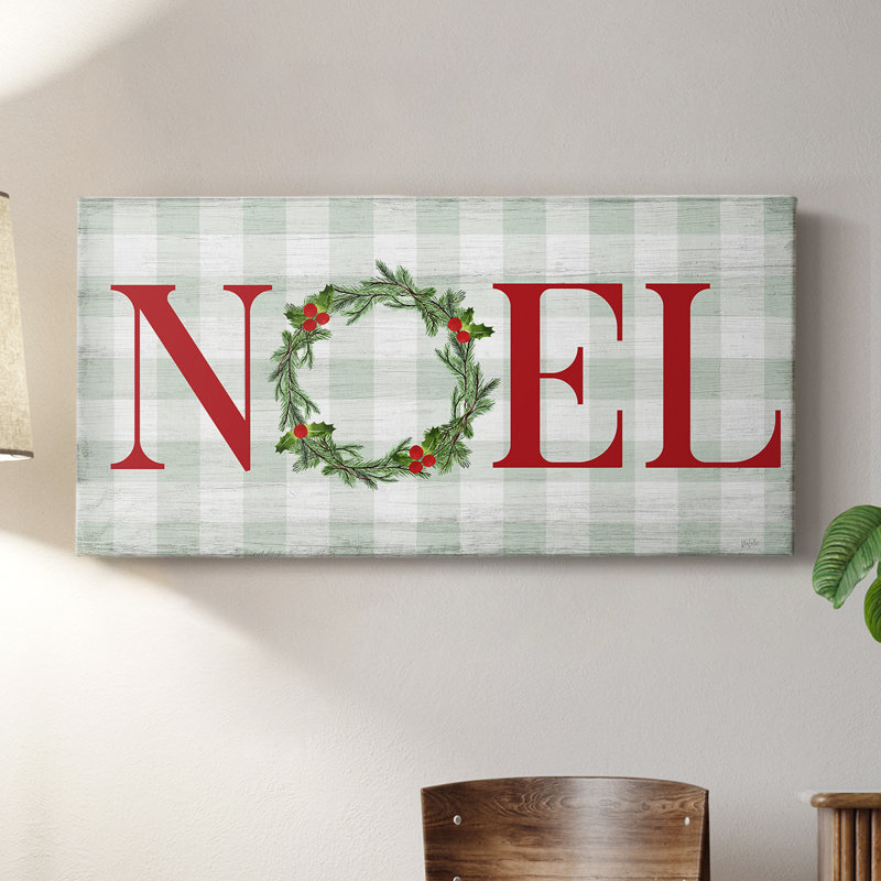 Noel - Toile tendue avec châssis - Prêt à accrocher