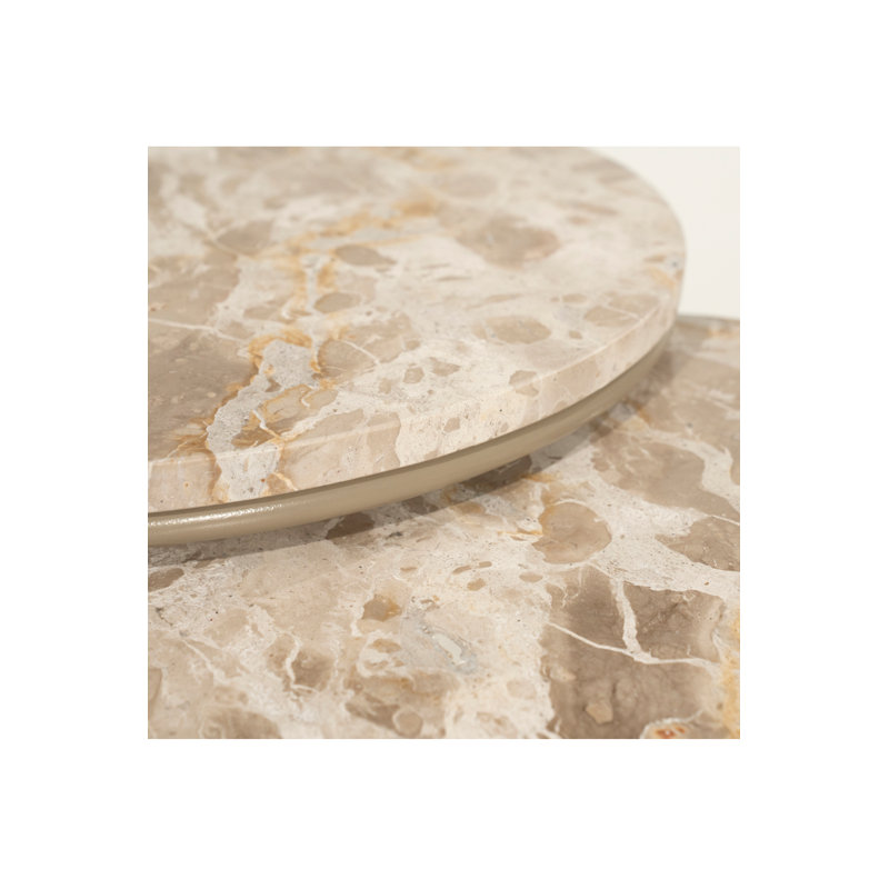 Coffee Table Marble Nesting Coffee Table