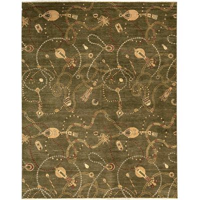 Hand Woven Wool Abstract Area Rug