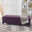 Rangement mauve - assure la stabilité du siège de salon en tissu, pin et contreplaqué pour une utilisation à long terme