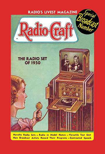 Engins hertziens : l’ensemble radio de 1950 par radcraft rétro