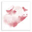 « pinkying portrait », art sur toile
