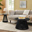 Table basse en bois massif de style nordique: design minimaliste moderne, parfait pour la maison et le bureau