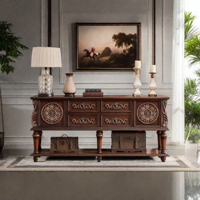 American Country Style Accent Cabinet