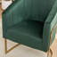 Chaise rembourrée en velours Sistrunk-1801406895