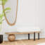Boucle Upholstered Bench-1217625663