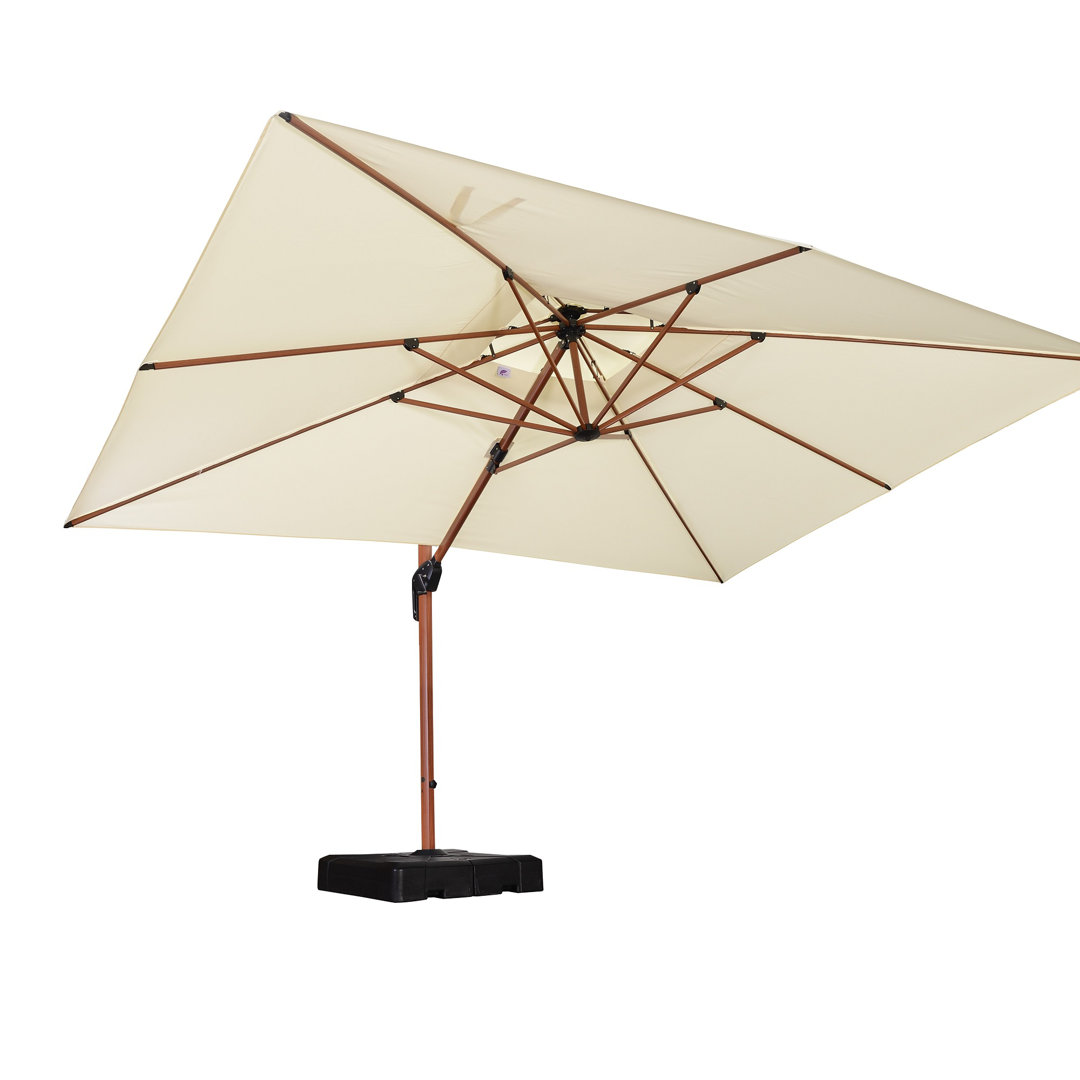 10' X 13' Rectangular Cantilever Umbrella Arlmont & Co. Fabric 