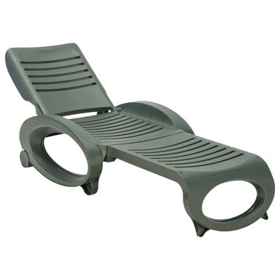Ole 3 Position Sun Chair With Wheels - White by Grand Soleil