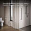 Barre d'appui carrée en métal pour douche, barre d'appui sécuritaire pour la salle de bain, rail de baignoire-61918115-61918118