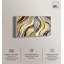Ensemble de 2 décorations murales boho Godeed Geode Glam par Art Remedy, cadre argenté, 30 x 36-2053245732-2053245739