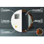 Huldar Glass Flat Wall Mirror