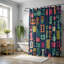 Lettres - Rideau de douche Premium-1031397219