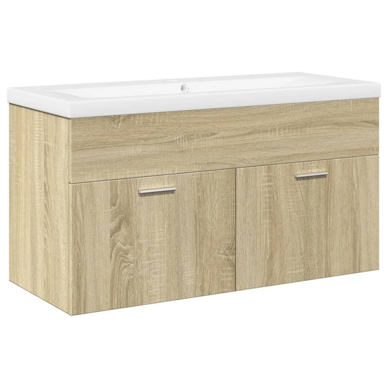 31-2 Bathroom Storage, Sonoma oak